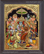 Ramar Pattabhisekam Tanjore Painting