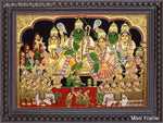 Ramar Pattabhisekam Tanjore Painting