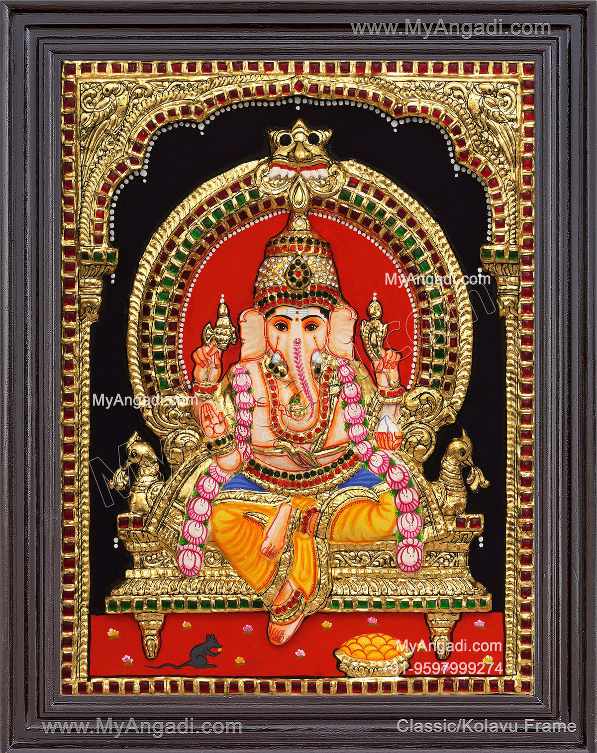 3D 5 Set Tanjore Paintings