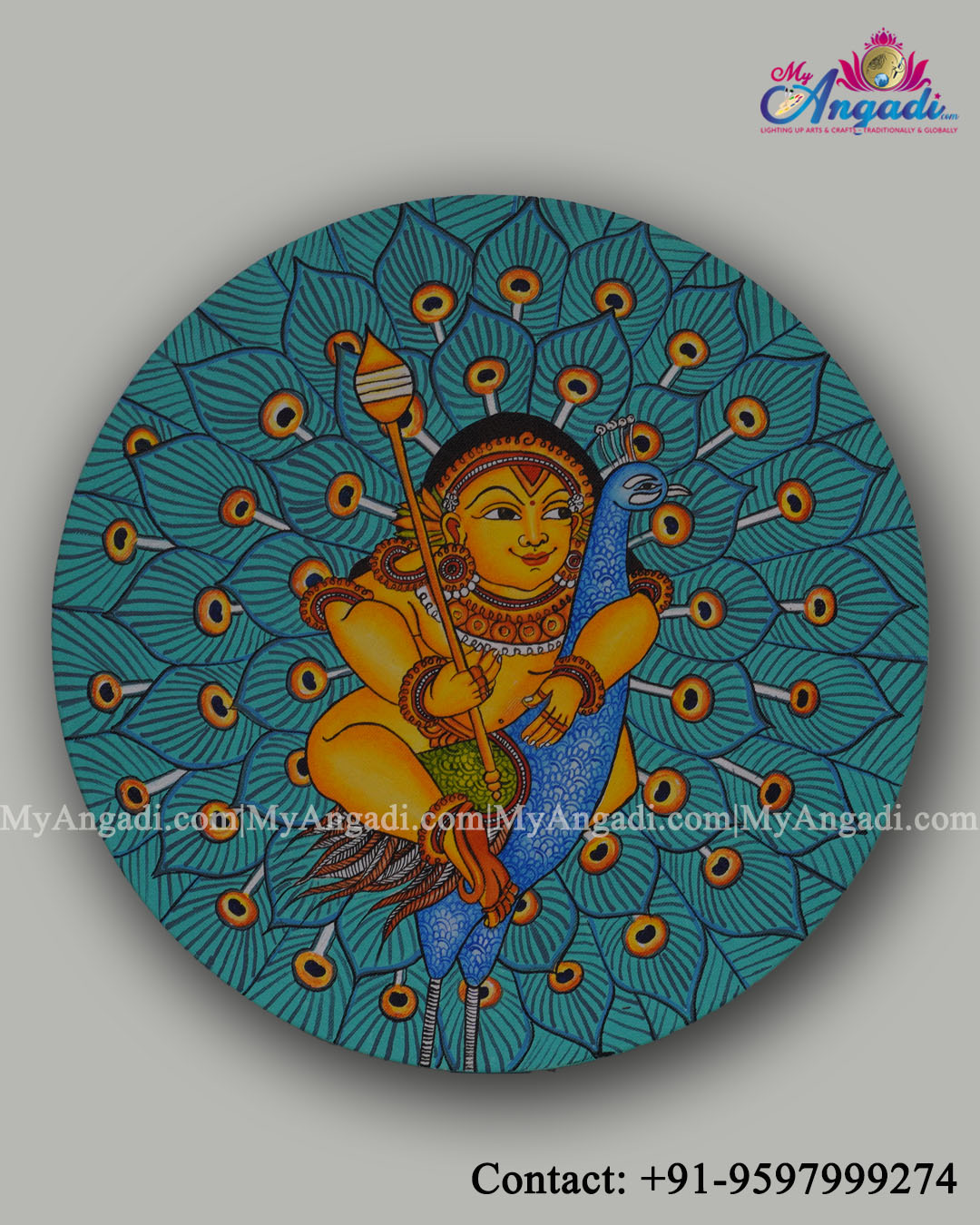 Murugan Mural Painting