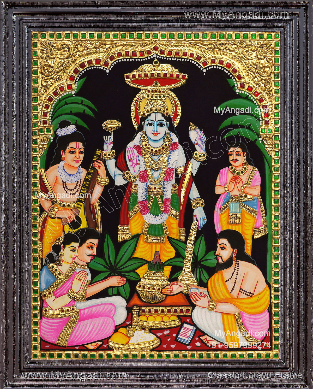 Sathya Narayana Tanjore Painting