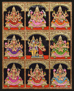 Ashta Lakshmi Tanjore Painting