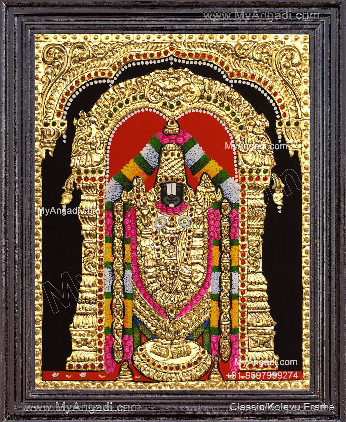 VenkatachalapathyTanjore Painting