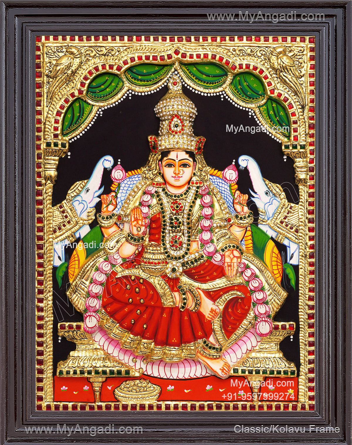 3D 5 Set Tanjore Paintings