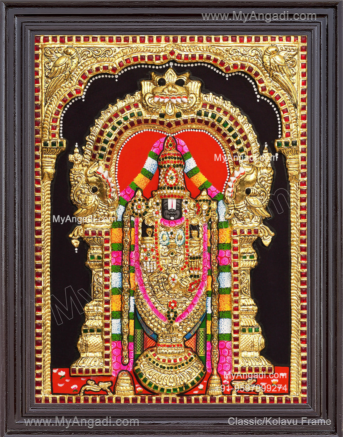 3D 5 Set Tanjore Paintings