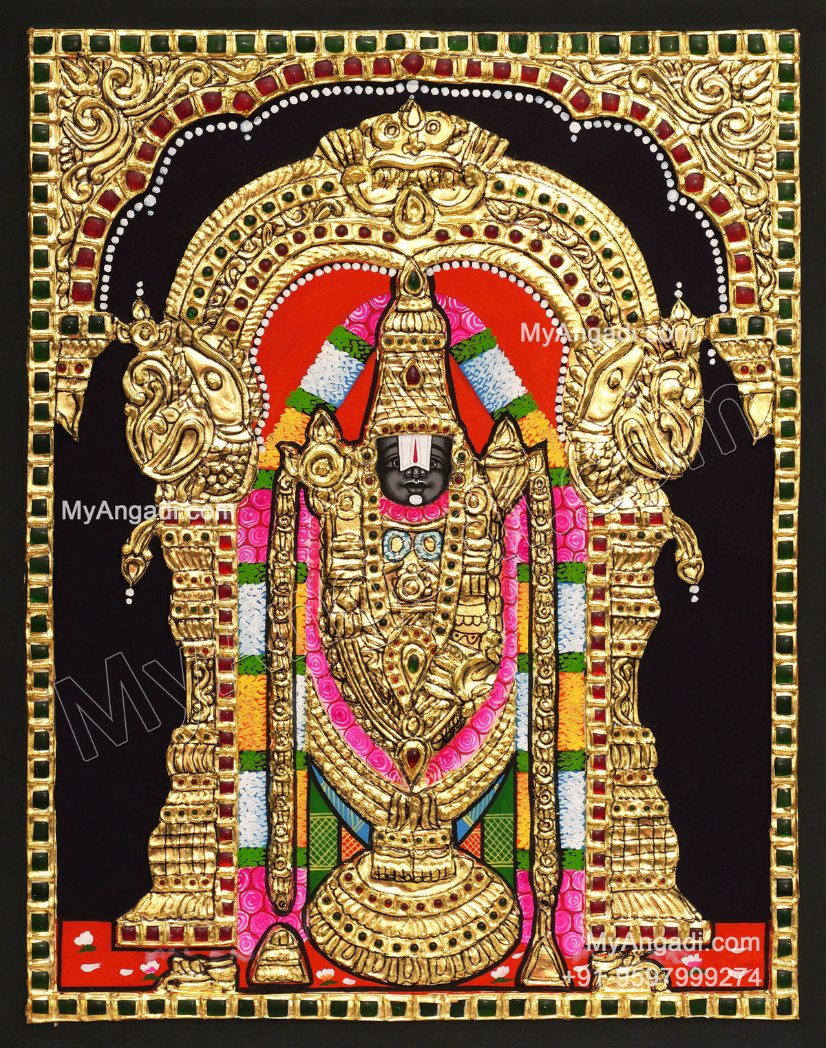 5 Set Tanjore Paintings