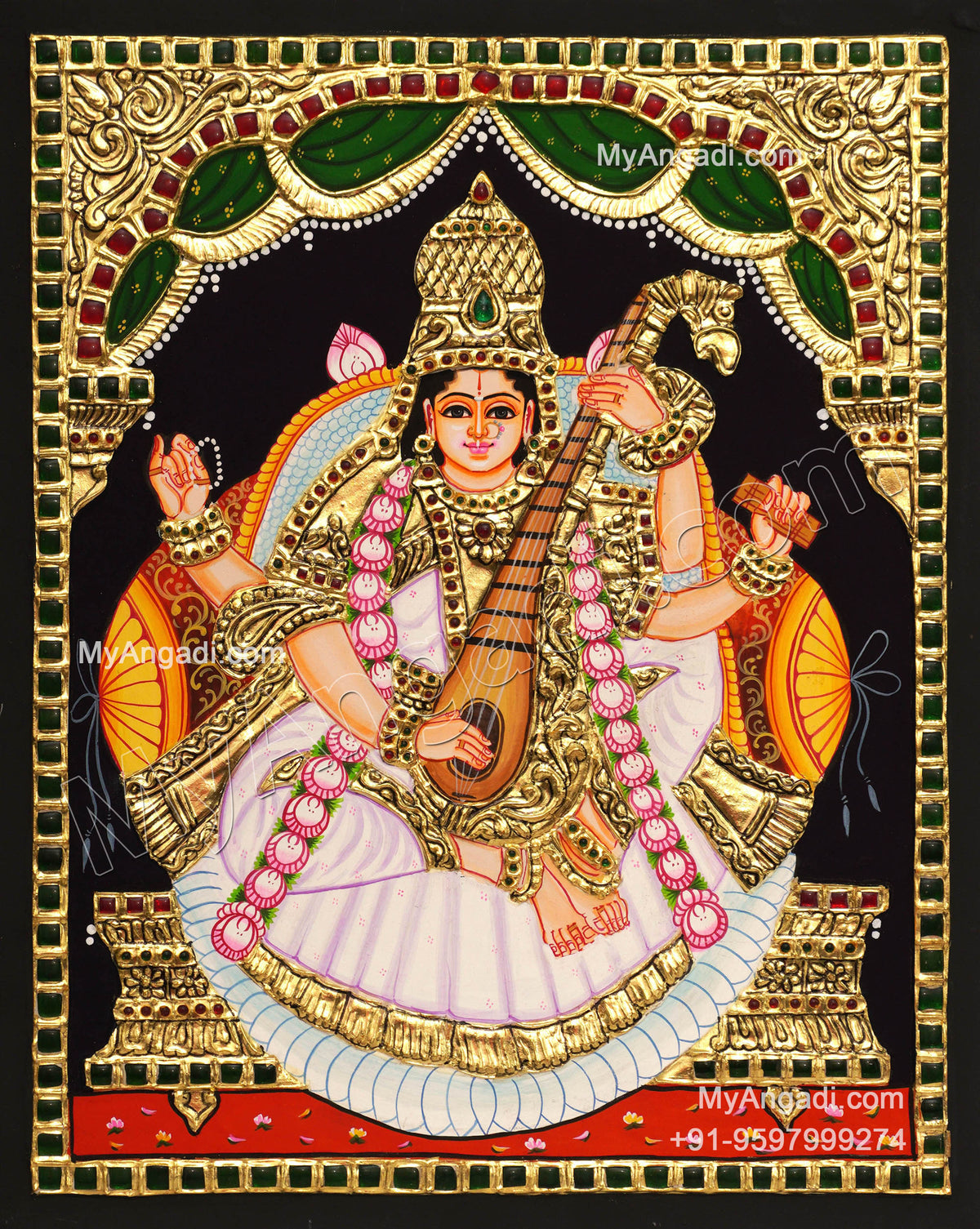 5 Set Tanjore Paintings
