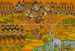 Gajendra Moksham Mural Painting