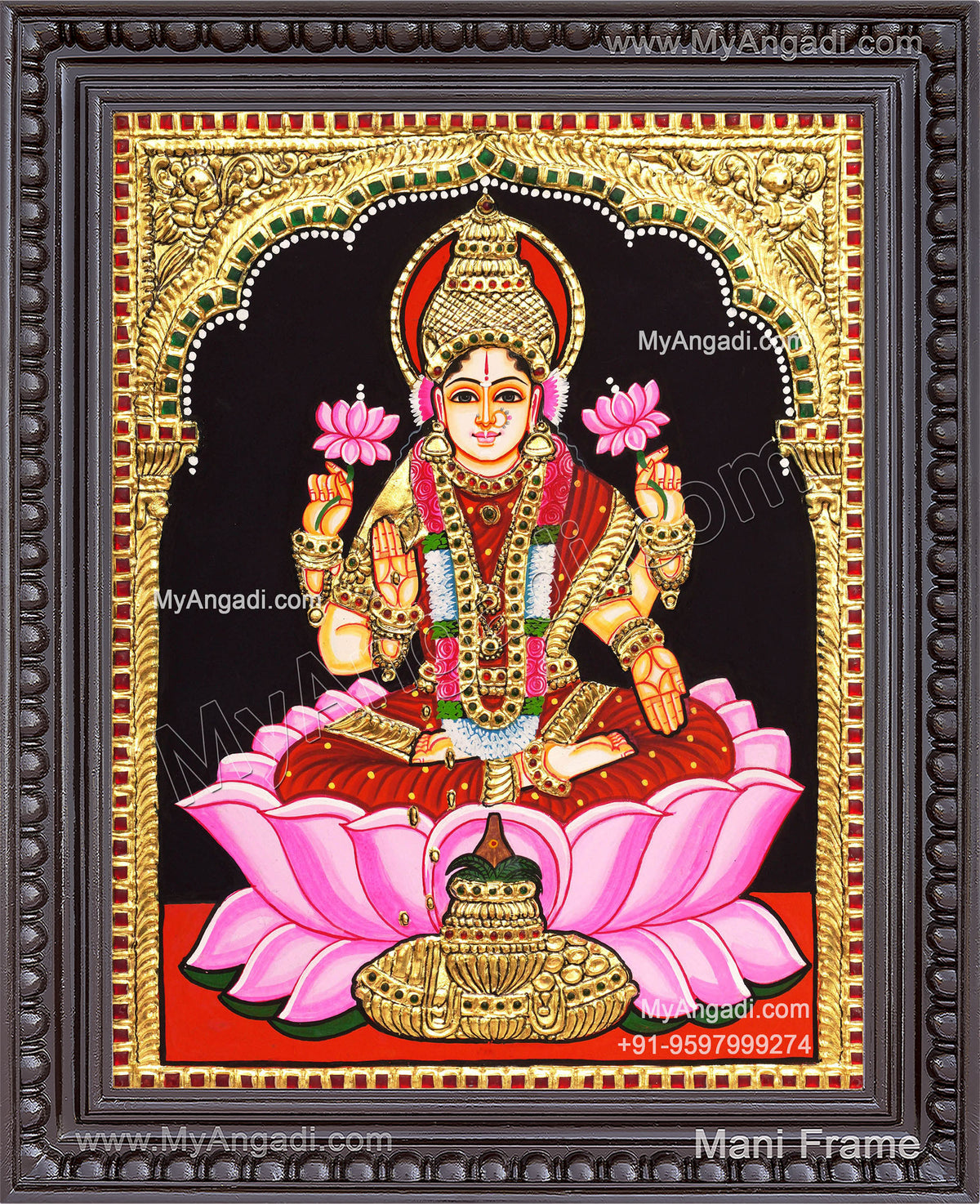 Lakshmi Devi Tanjore Paintings