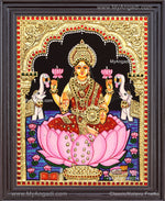 Gajalakshmi Tanjore Painting