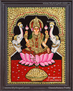 Gajalakshmi Tanjore Painting