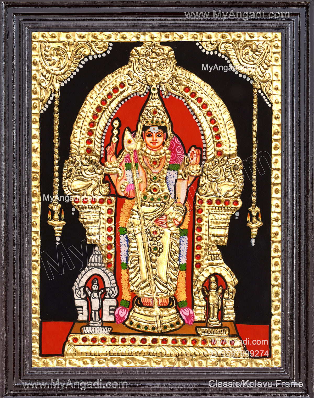 Thiruchendhur Murugan Tanjore Paintings