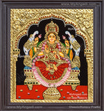 Gajalakshmi Tanjore Painting