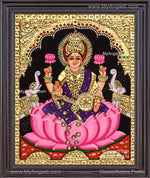 Gajalakshmi Tanjore Painting