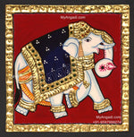 Elephant Tanjore Painting