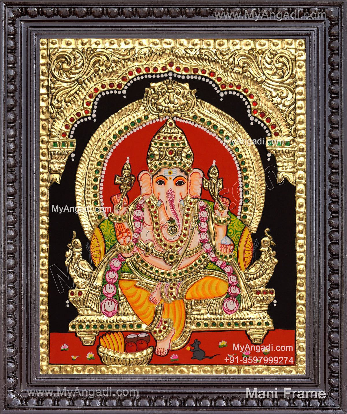 Ganapathi Tanjore Painting