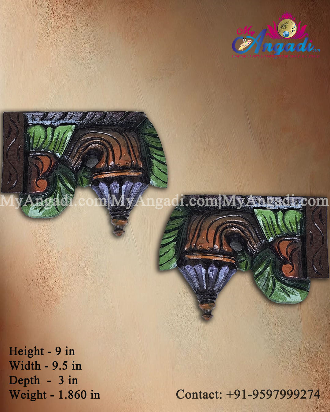 Vagai WoodWall Brackets