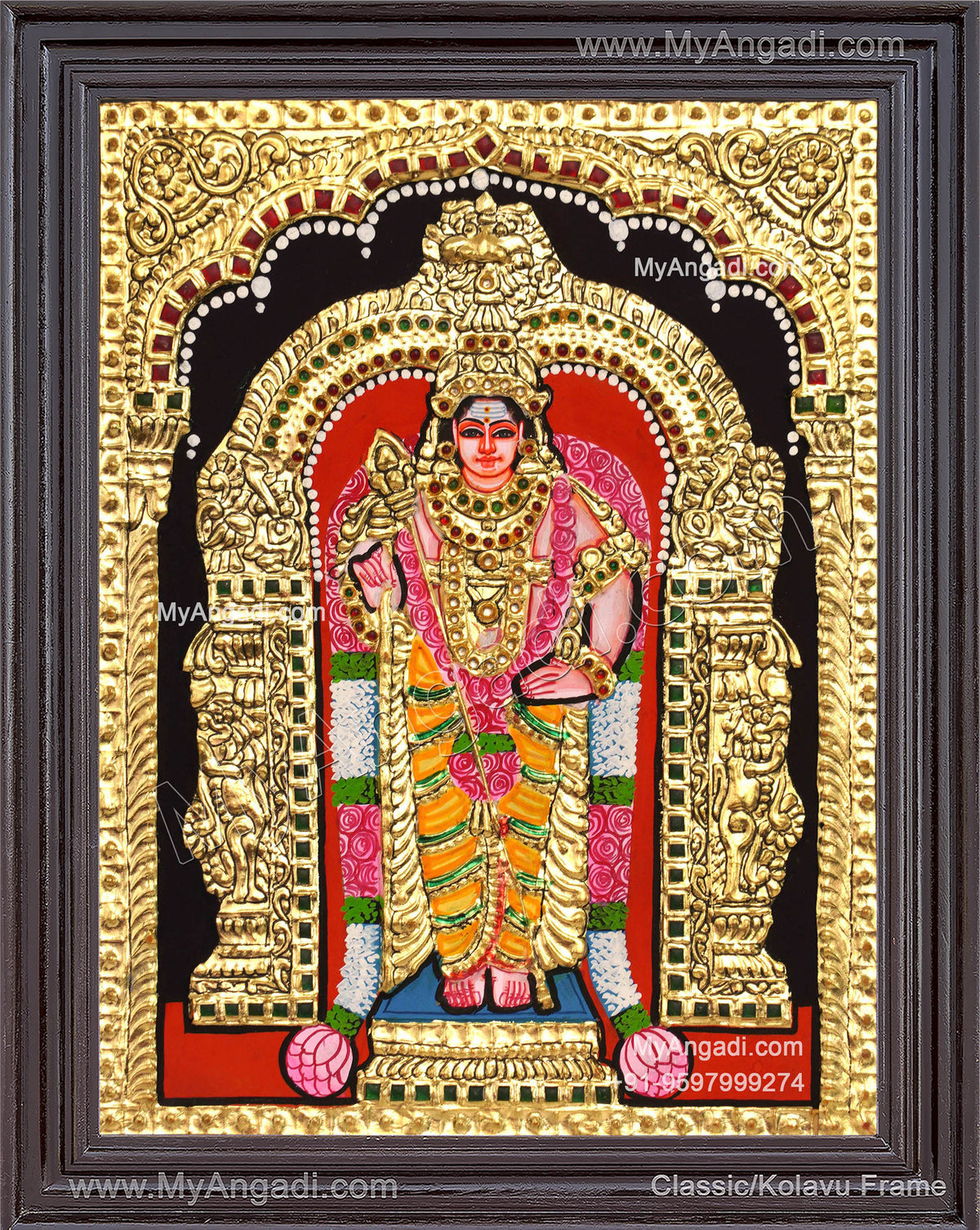 Murugar Tanjore Painting