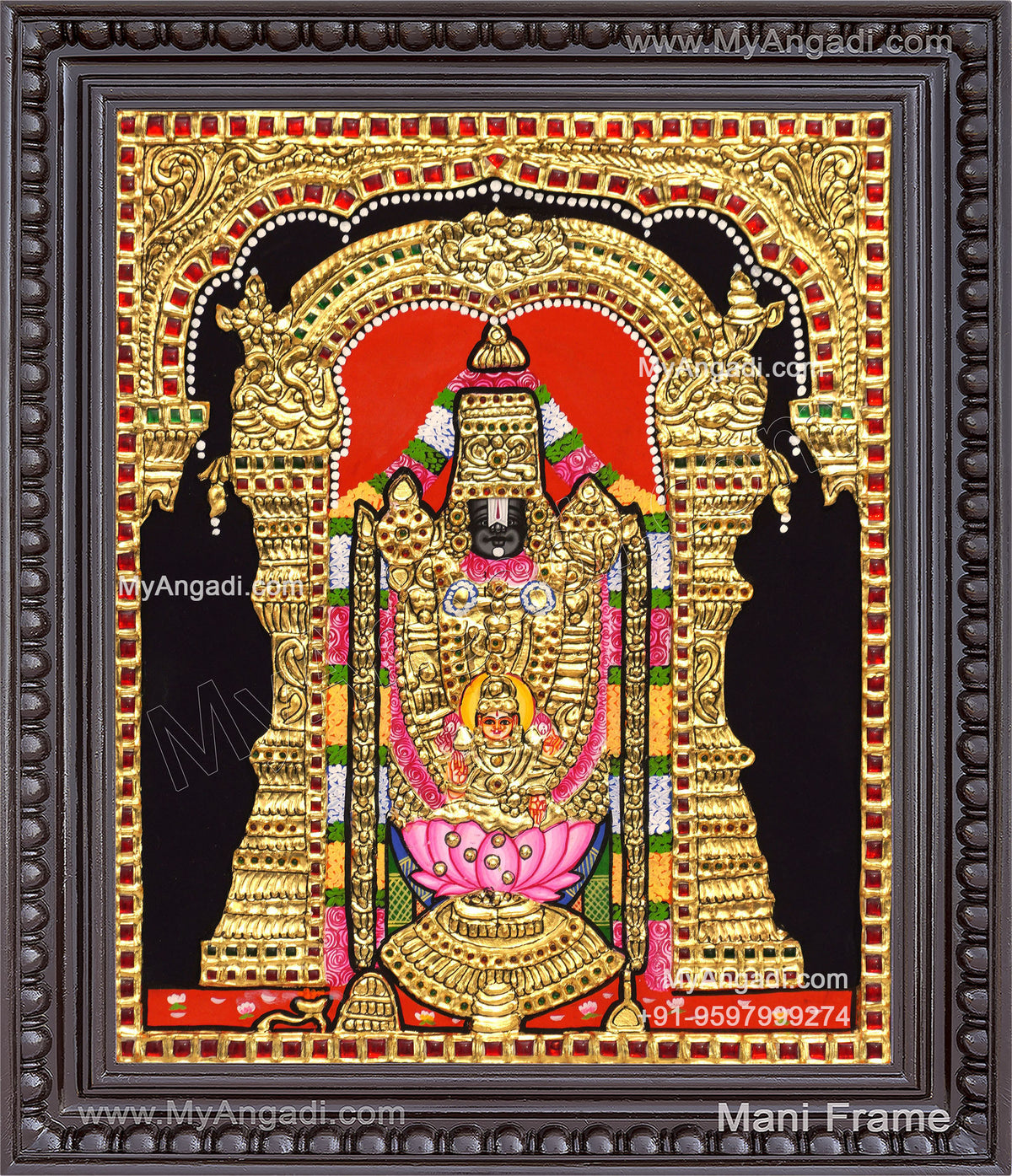 Balaji LakshmiTanjore Painting