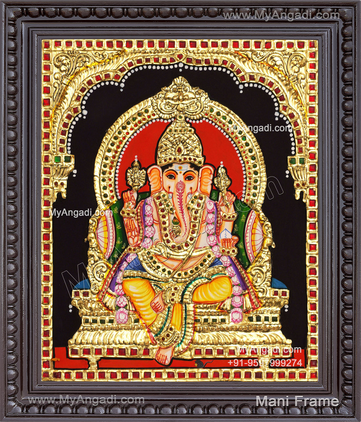 Ganesha Tanjore Painting