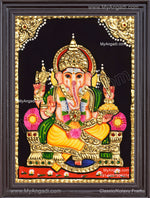 Ganesha Tanjore Painting