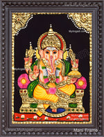 Ganesha Tanjore Painting