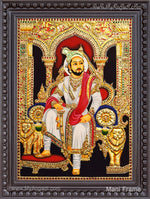 Chathrapathi Shivaji Tanjore Painting