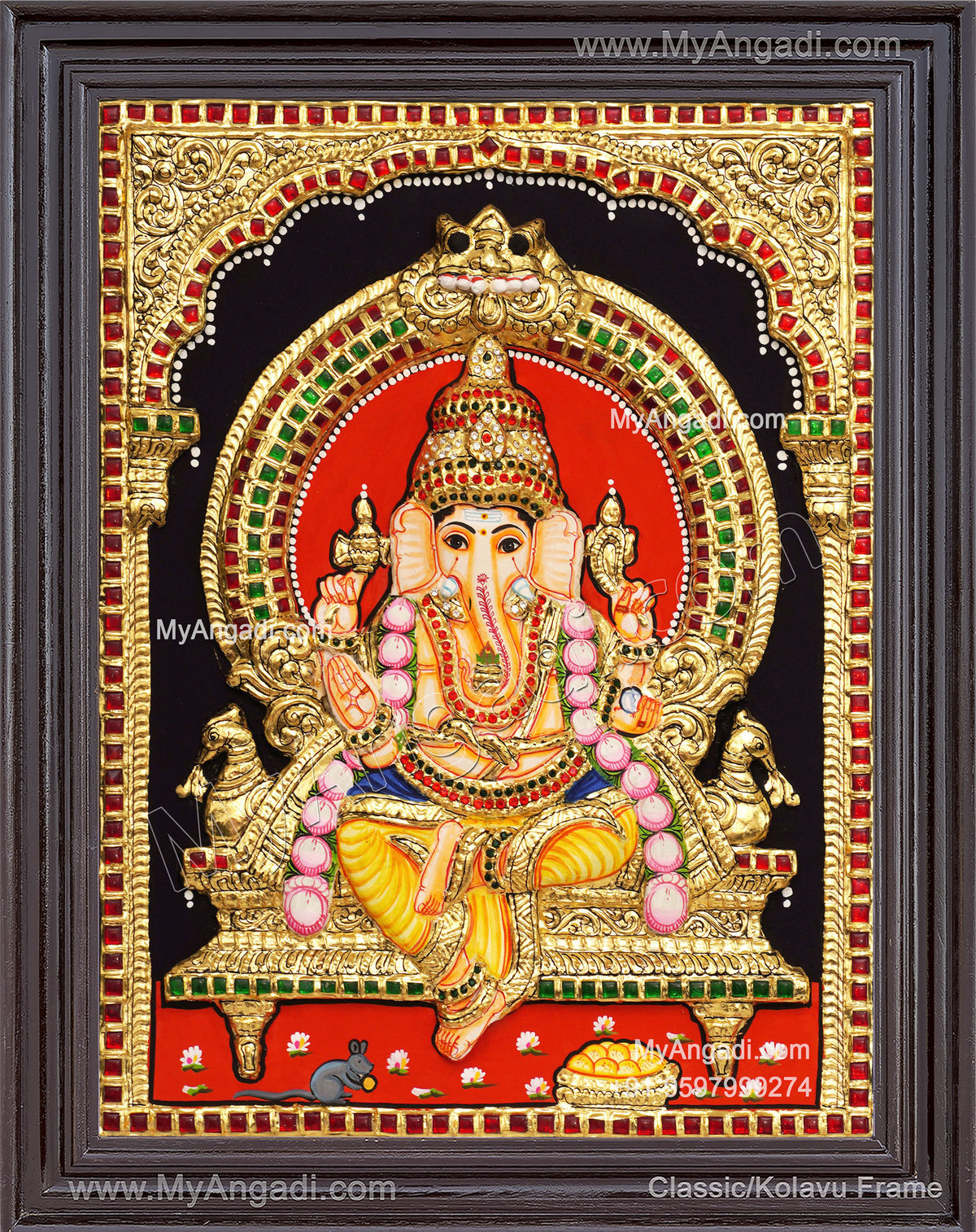 3D 5 Set Tanjore Paintings