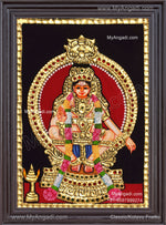 Iyyappa Swamy Tanjore Painting
