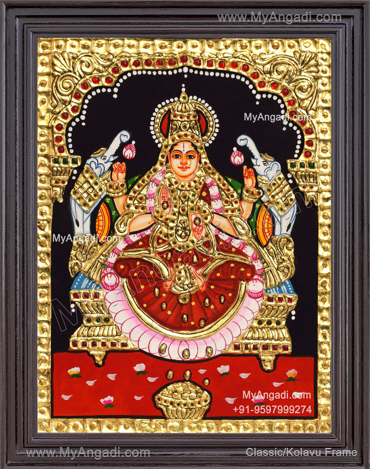 Lakshmi Devi Tanjore Paintings