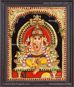 3D Ganesha Tanjore Painting