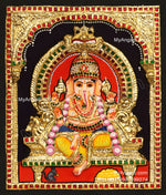 3D Ganesha Tanjore Painting