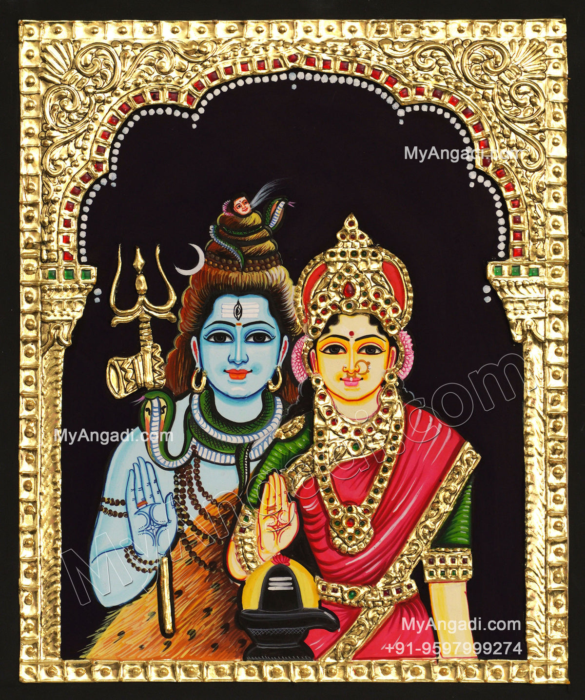 ShivanParvathi Tanjore Paintings