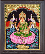 Gajalakshmi Tanjore Painting