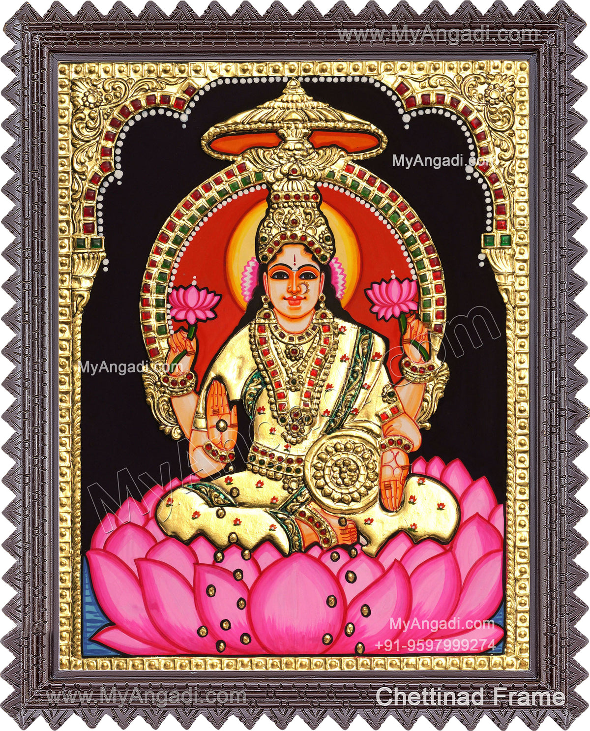 Lakshmi Tanjore Painting