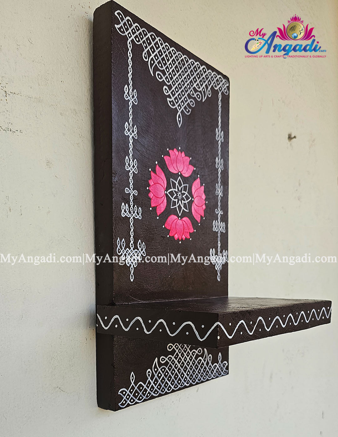 Wooden Lamp Holder