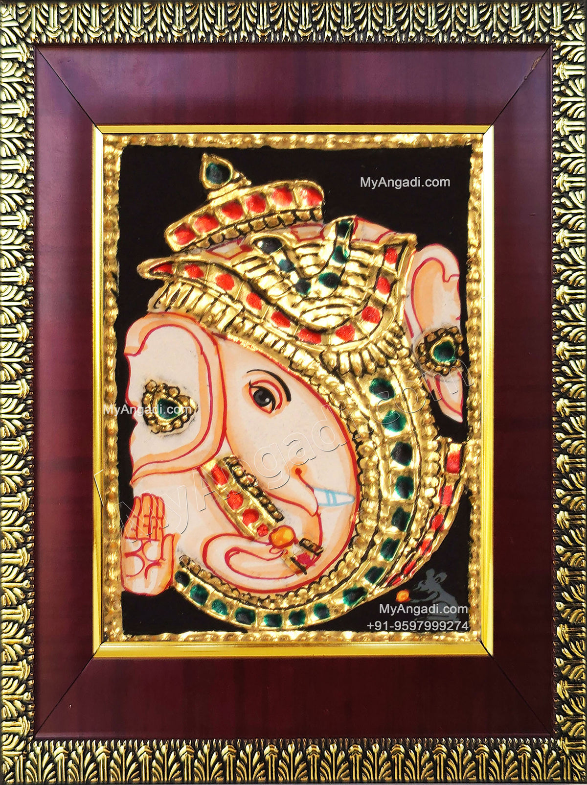 Ganesha Tanjore Painting