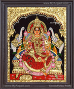 Gajalakshmi Tanjore Painting