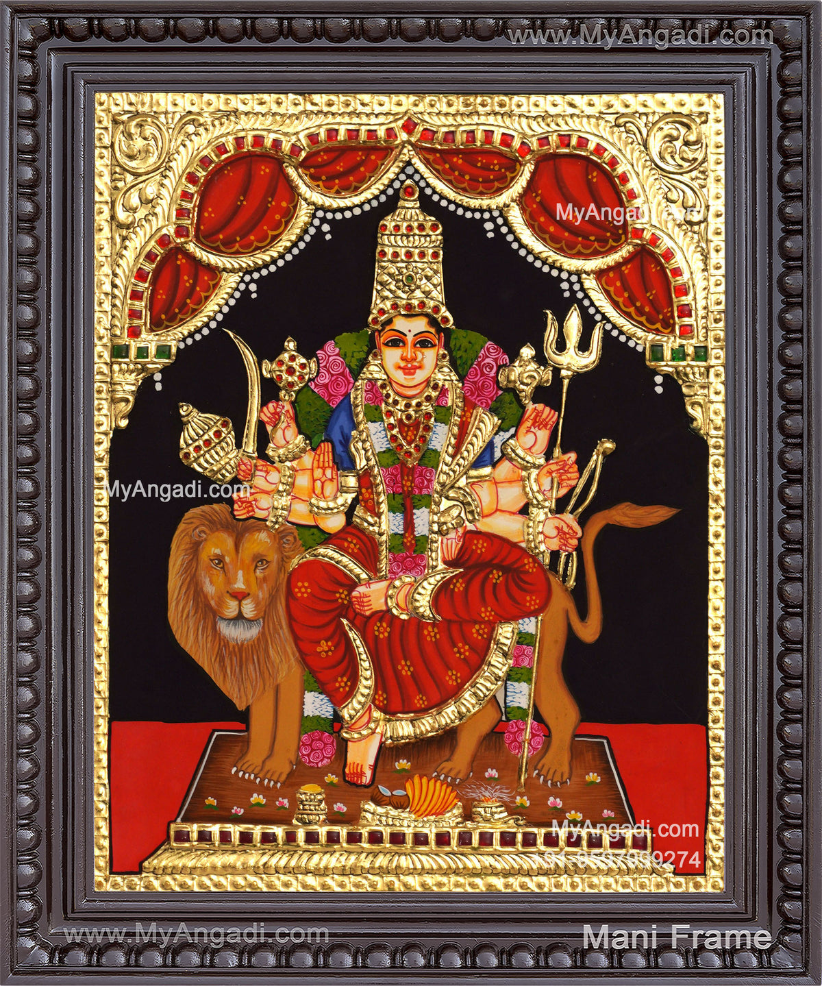 Durgai Tanjore Painting