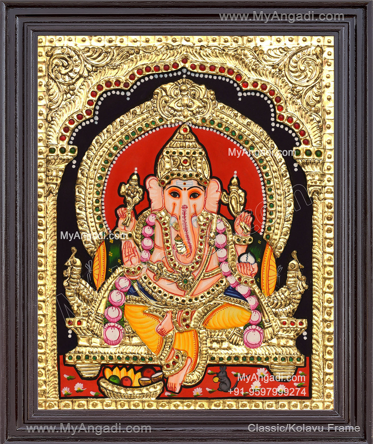 Vinayagar Tanjore Painting