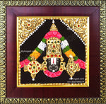 Balaji Face Tanjore Painting