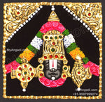 Balaji Face Tanjore Painting