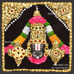 Balaji Face Tanjore Painting