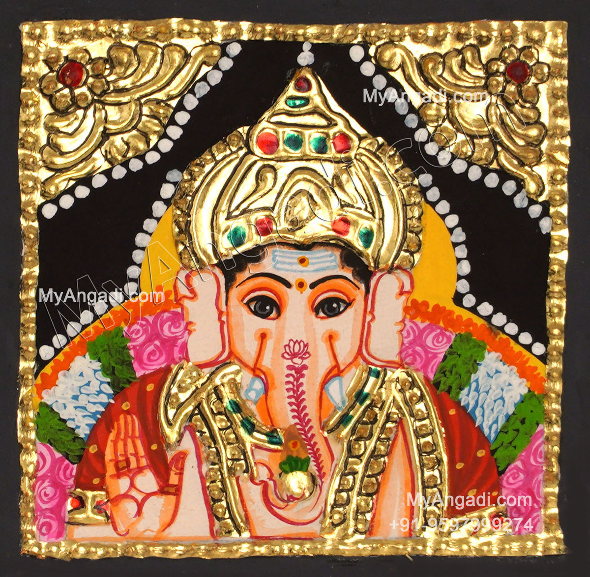 Ganesha Tajore Paintings