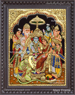 Ramar Pattabishekam Tanjore Painting