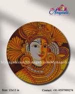 Arthanareeshwarar Round Mural Painting