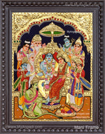 Ramar Pattabhisekam Tanjore Painting