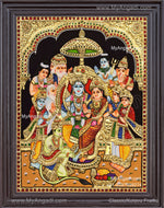 Ram Parivar Tanjore Painting