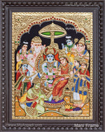 Ramar Pattabhisekam Tanjore Painting