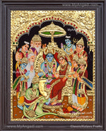 Ramar Pattabhisekam Tanjore Painting